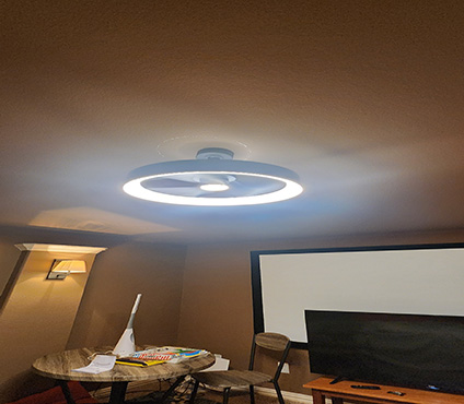 Ceiling fan installation2